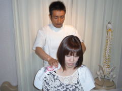 ぎっくり首・寝違えの施術